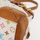 LOUIS VUITTON Monogram Multicolor Claudia Hand Bag White M40193 LV Auth 145078-11