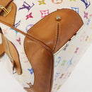 LOUIS VUITTON Monogram Multicolor Claudia Hand Bag White M40193 LV Auth 145078-12