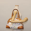 LOUIS VUITTON Monogram Multicolor Claudia Hand Bag White M40193 LV Auth 145078-21