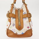 LOUIS VUITTON Monogram Multicolor Claudia Hand Bag White M40193 LV Auth 145078-5