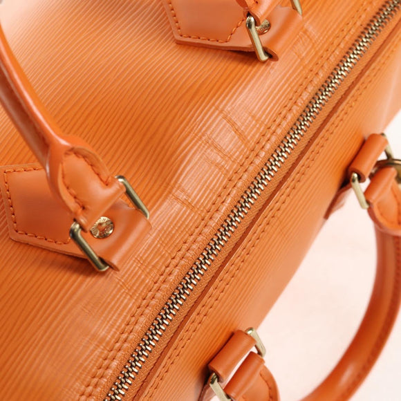 LOUIS VUITTON Epi Speedy 25 Hand Bag Orange Mandarin M5903H LV Auth 145079V