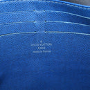 LOUIS VUITTON Taiga Pochette Voyage MM Clutch Bag Blue M30575 LV Auth 145081-9