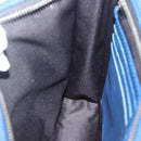 LOUIS VUITTON Taiga Pochette Voyage MM Clutch Bag Blue M30575 LV Auth 145081-18