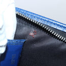 LOUIS VUITTON Taiga Pochette Voyage MM Clutch Bag Blue M30575 LV Auth 145081-11