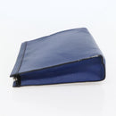 LOUIS VUITTON Taiga Pochette Voyage MM Clutch Bag Blue M30575 LV Auth 145081-3