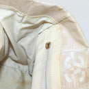 CHANEL New Travel Line Tote Bag Nylon Beige Gold CC Auth 145082-17