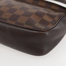 LOUIS VUITTON Damier Ebene Trousse Makeup Pouch N51982 LV Auth 145083-15