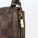 LOUIS VUITTON Damier Ebene Trousse Makeup Pouch N51982 LV Auth 145083-20