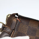 LOUIS VUITTON Damier Ebene Trousse Makeup Pouch N51982 LV Auth 145083-9