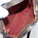 LOUIS VUITTON Damier Ebene Trousse Makeup Pouch N51982 LV Auth 145083-11