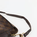 LOUIS VUITTON Damier Ebene Trousse Makeup Pouch N51982 LV Auth 145083-14