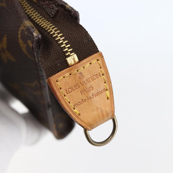 LOUIS VUITTON Monogram Bucket PM Accessory Pouch LV Auth 145087