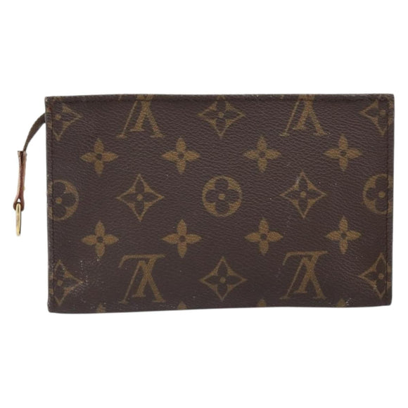LOUIS VUITTON Monogram Bucket PM Accessory Pouch LV Auth 145091