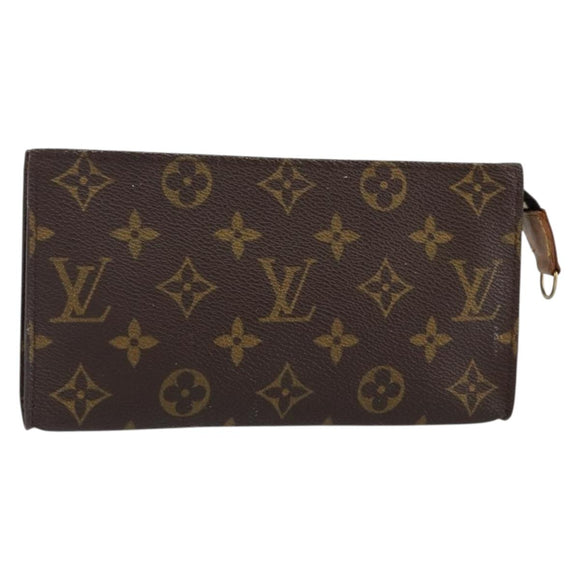 LOUIS VUITTON Monogram Bucket GM Accessory Pouch LV Auth 145093
