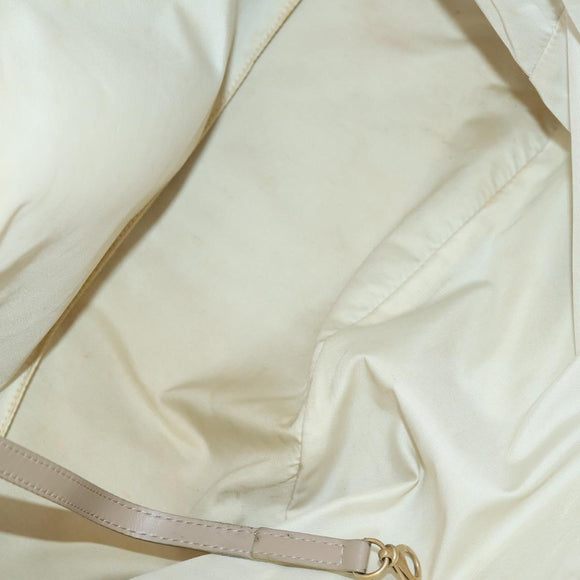 CHANEL New Travel Line Tote Bag Nylon 2Set Black Beige CC Auth 145095