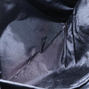 PRADA Hand Bag Nylon Black Silver Auth 145124-24