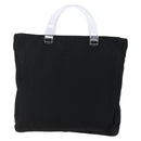 PRADA Hand Bag Nylon Black Silver Auth 145124-13