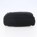 PRADA Hand Bag Nylon Black Silver Auth 145124-5