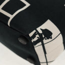 CHANEL Tote Bag Canvas Black Gold CC Auth 145125V-17