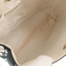 CHANEL Tote Bag Canvas Black Gold CC Auth 145125V-9