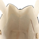 CHANEL Tote Bag Canvas Black Gold CC Auth 145125V-22