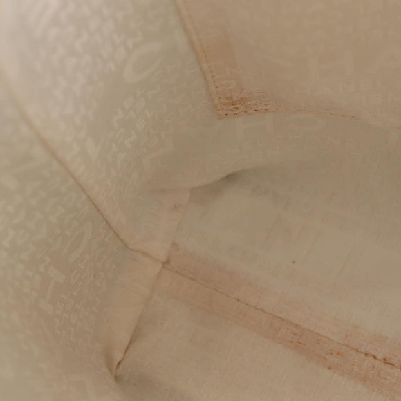 CHANEL Tote Bag Canvas Black Gold CC Auth 145125V