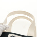 CHANEL Tote Bag Canvas Black Gold CC Auth 145125V-15