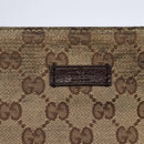 GUCCI GG Canvas Shoulder Bag Beige Silver 114273 Auth 145126-14