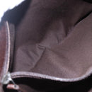 GUCCI GG Canvas Shoulder Bag Beige Silver 114273 Auth 145126-20