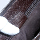 GUCCI GG Canvas Shoulder Bag Beige Silver 114273 Auth 145126-21