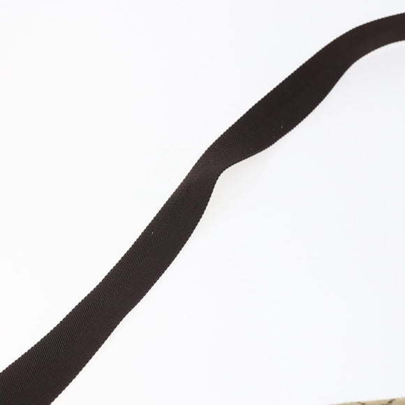 GUCCI GG Canvas Shoulder Bag Beige Silver 114273 Auth 145126