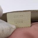 GUCCI GG Canvas Shoulder Bag Beige Silver 145809 Auth 145127-20