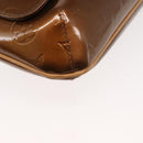 LOUIS VUITTON Monogram Vernis Thompson Street Bag Bronze M91124 LV Auth 145132-15