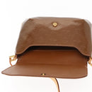 LOUIS VUITTON Monogram Vernis Thompson Street Bag Bronze M91124 LV Auth 145132-20