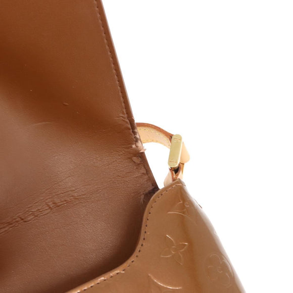 LOUIS VUITTON Monogram Vernis Thompson Street Bag Bronze M91124 LV Auth 145132