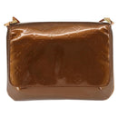 LOUIS VUITTON Monogram Vernis Thompson Street Bag Bronze M91124 LV Auth 145132-13