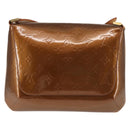 LOUIS VUITTON Monogram Vernis Thompson Street Bag Bronze M91124 LV Auth 145132-2