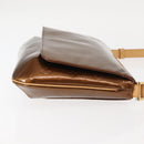 LOUIS VUITTON Monogram Vernis Thompson Street Bag Bronze M91124 LV Auth 145132-3