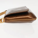 LOUIS VUITTON Monogram Vernis Thompson Street Bag Bronze M91124 LV Auth 145132-4