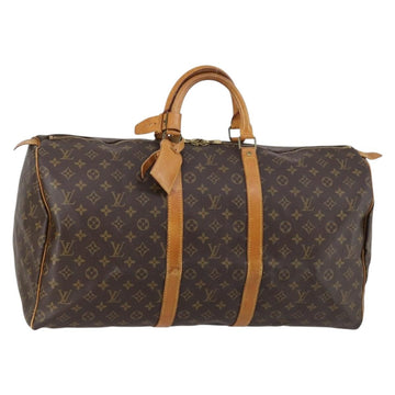 LOUIS VUITTON Monogram Keepall 55 Boston Bag M41424 LV Auth 145141