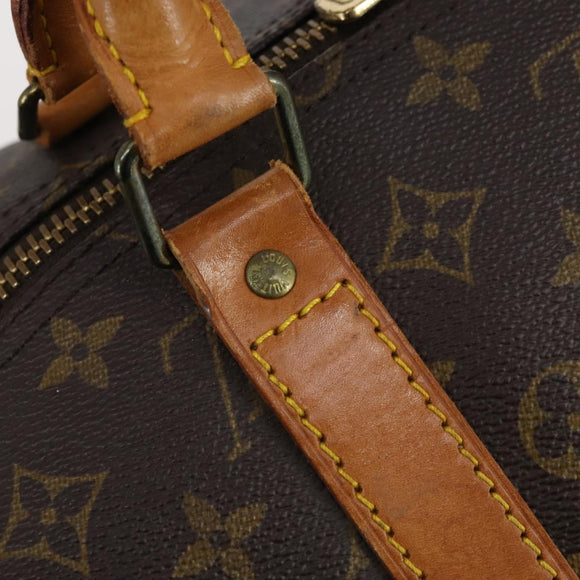 LOUIS VUITTON Monogram Keepall 55 Boston Bag M41424 LV Auth 145141