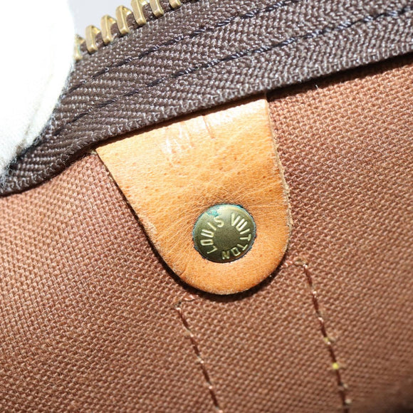 LOUIS VUITTON Monogram Keepall 55 Boston Bag M41424 LV Auth 145141