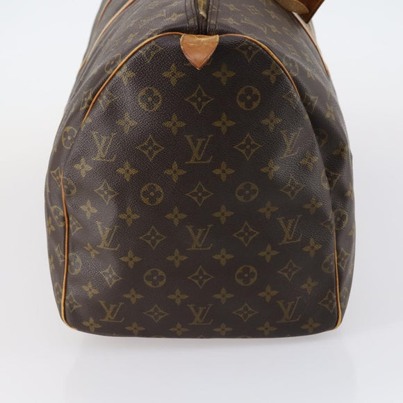 LOUIS VUITTON Monogram Keepall 55 Boston Bag M41424 LV Auth 145141
