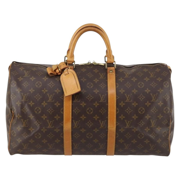 LOUIS VUITTON Monogram Keepall 50 Boston Bag M41426 LV Auth 145143