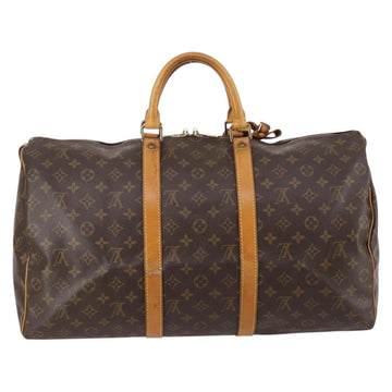 LOUIS VUITTON Monogram Keepall 50 Boston Bag M41426 LV Auth 145143 - 0