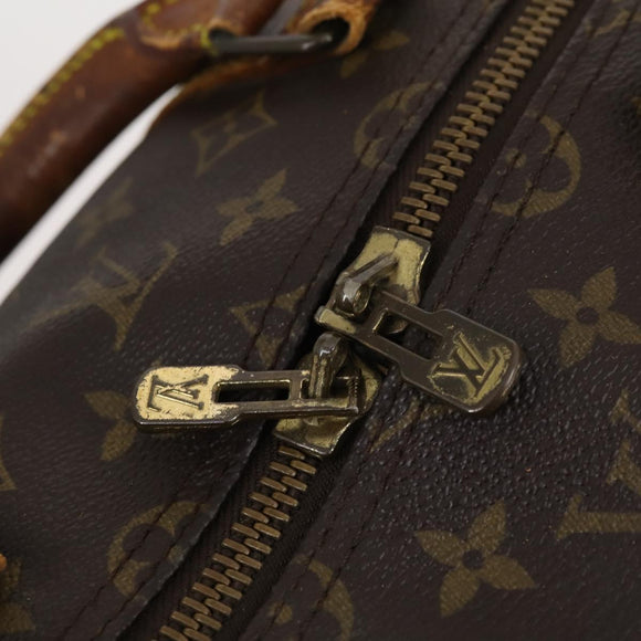 LOUIS VUITTON Monogram Keepall Bandouliere 55 Boston Bag M41414 LV Auth 145145