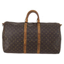 LOUIS VUITTON Monogram Keepall Bandouliere 55 Boston Bag M41414 LV Auth 145145-13