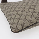 GUCCI GG Supreme Shoulder Bag PVC Beige Gold 201446 Auth 145148-17