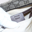 GUCCI GG Supreme Shoulder Bag PVC Beige Gold 201446 Auth 145148-12