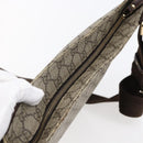 GUCCI GG Supreme Shoulder Bag PVC Beige Gold 201446 Auth 145148-6